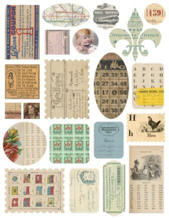 Paperwork Ephemera - Cardstock Stickers
