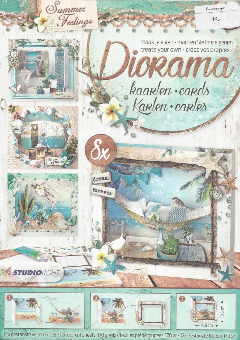 Studiolight 3D Stansblok - Diorama - Summer Feelings