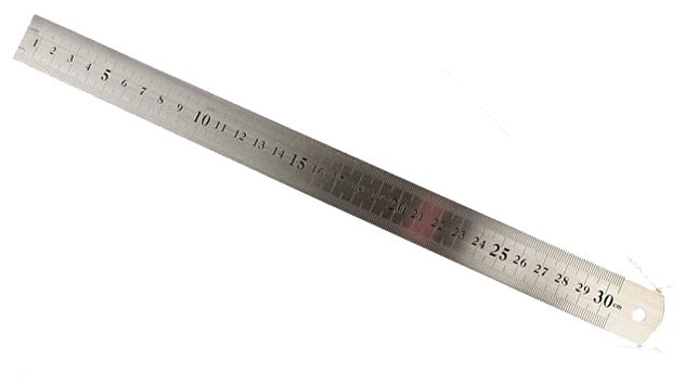 Stållineal 30 cm
