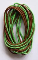 Wax String 2 x 1 m grøn og brun